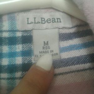 L.L Bean Plaid Shirt